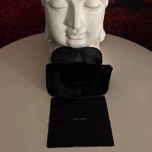 Tom Ford sunglasses with case and cloth